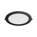 Braytron Smd LED Paneel 18W Zwart CRP RND DIM 8INC 3IN1
