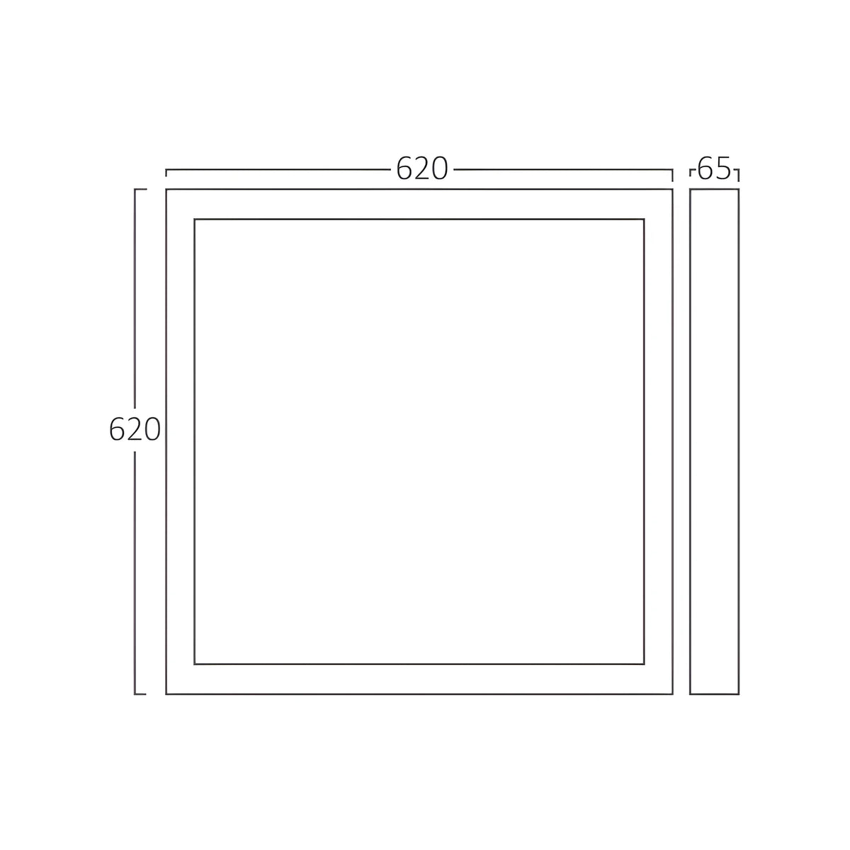 Braytron Alm Inbouwframe Wit 620x620