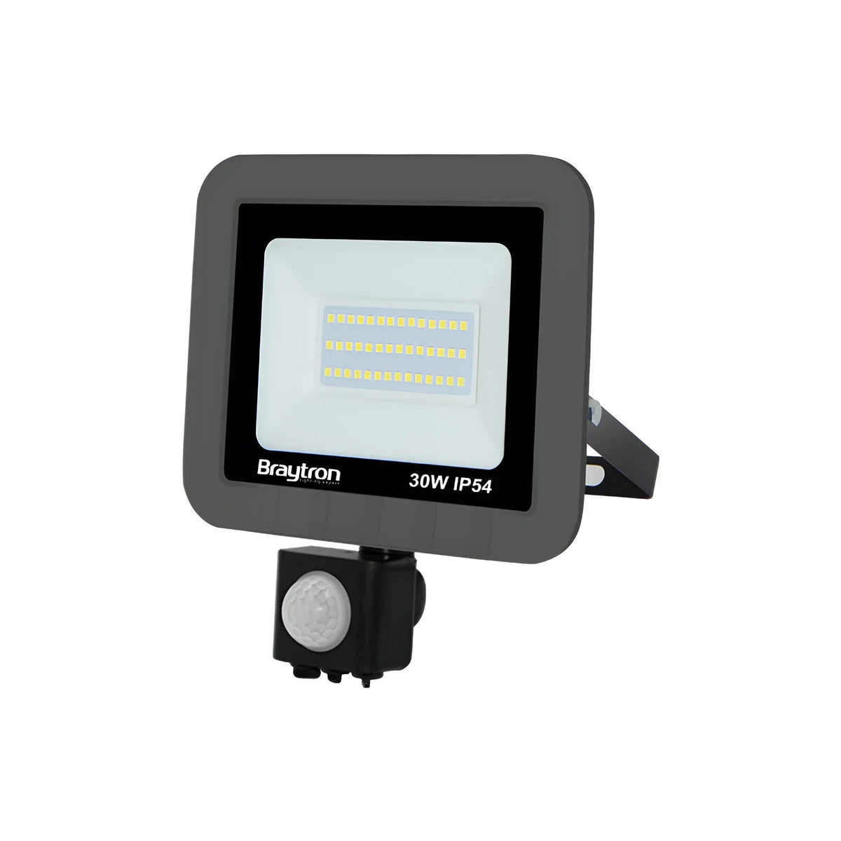 Braytron Flood LED Schijnwerper 30W 3000K IP54 Grijs SC SNS