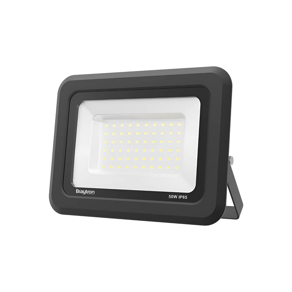 Braytron Flood LED Schijnwerper 50W 4000K IP65 Zwart SF