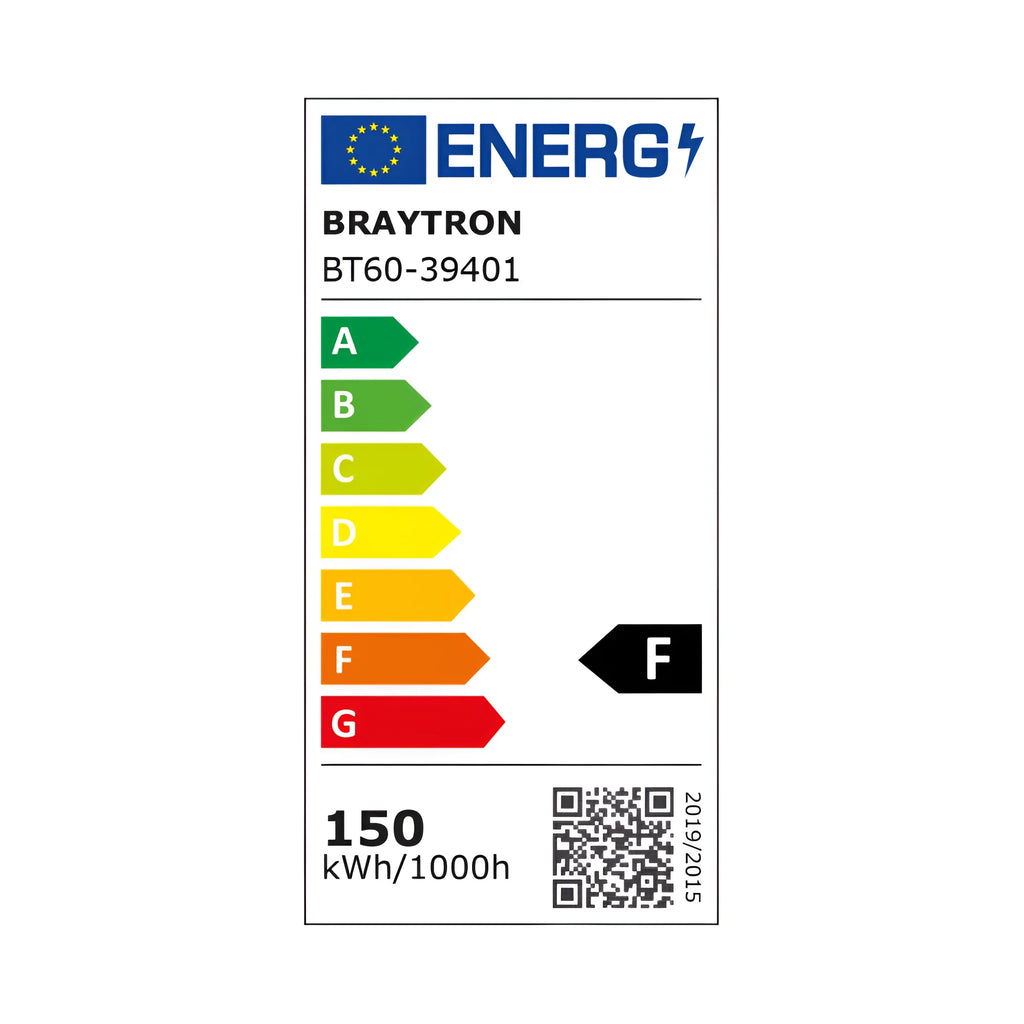 Braytron Flood LED Schijnwerper 150W 3000K IP65 Zwart SF