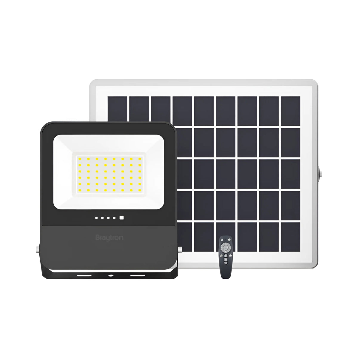 Braytron Solar Pl Solar Schijnwerper 80W IP65 3IN1 RMT