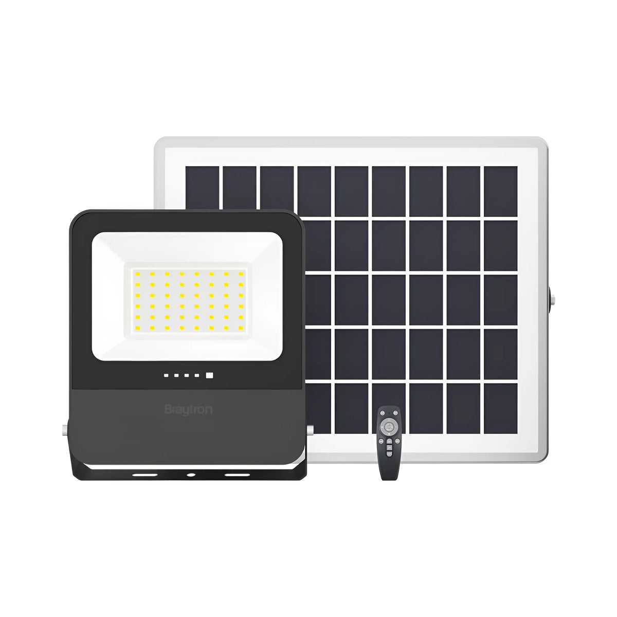 Braytron Solar Pl Solar Schijnwerper 50W IP65 3IN1 RMT
