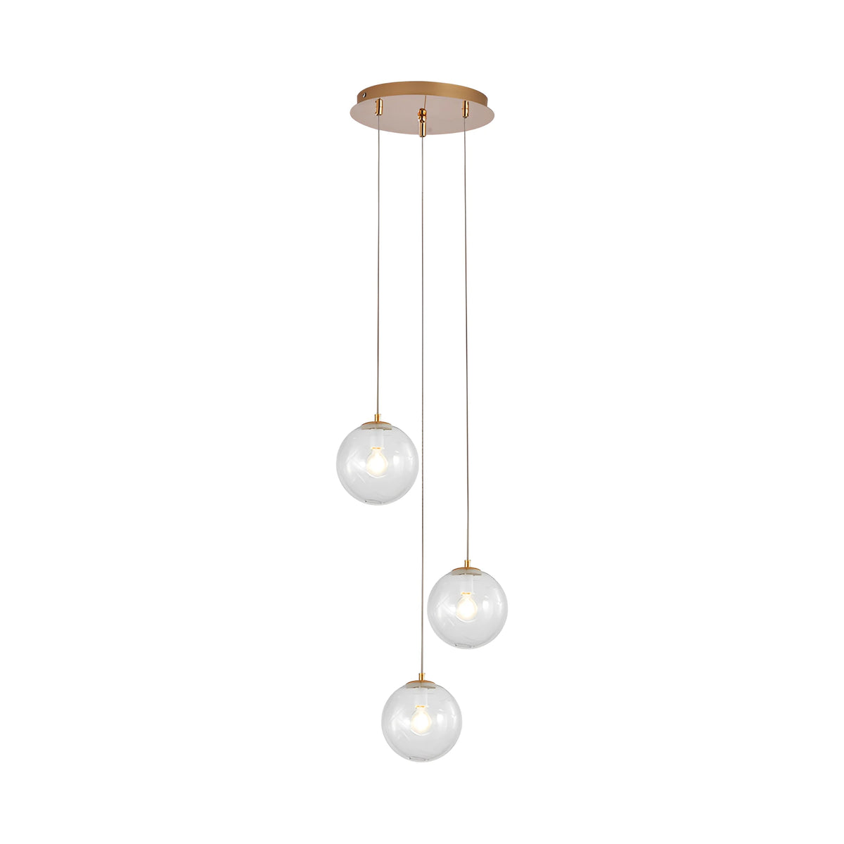 Braytron S002R Hanglamp Goud 3H 3xG9
