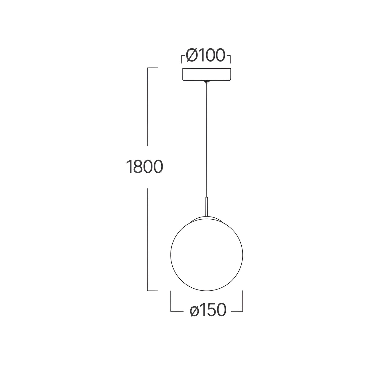 Braytron S003R Hanglamp 1H 1xG9 AMB