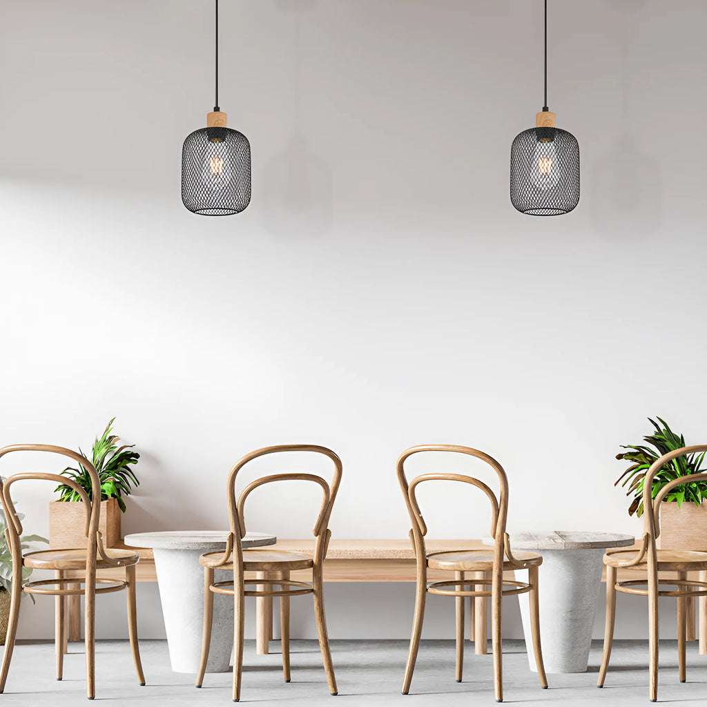 Braytron W001R Hanglamp 1H 1xE27 WDN