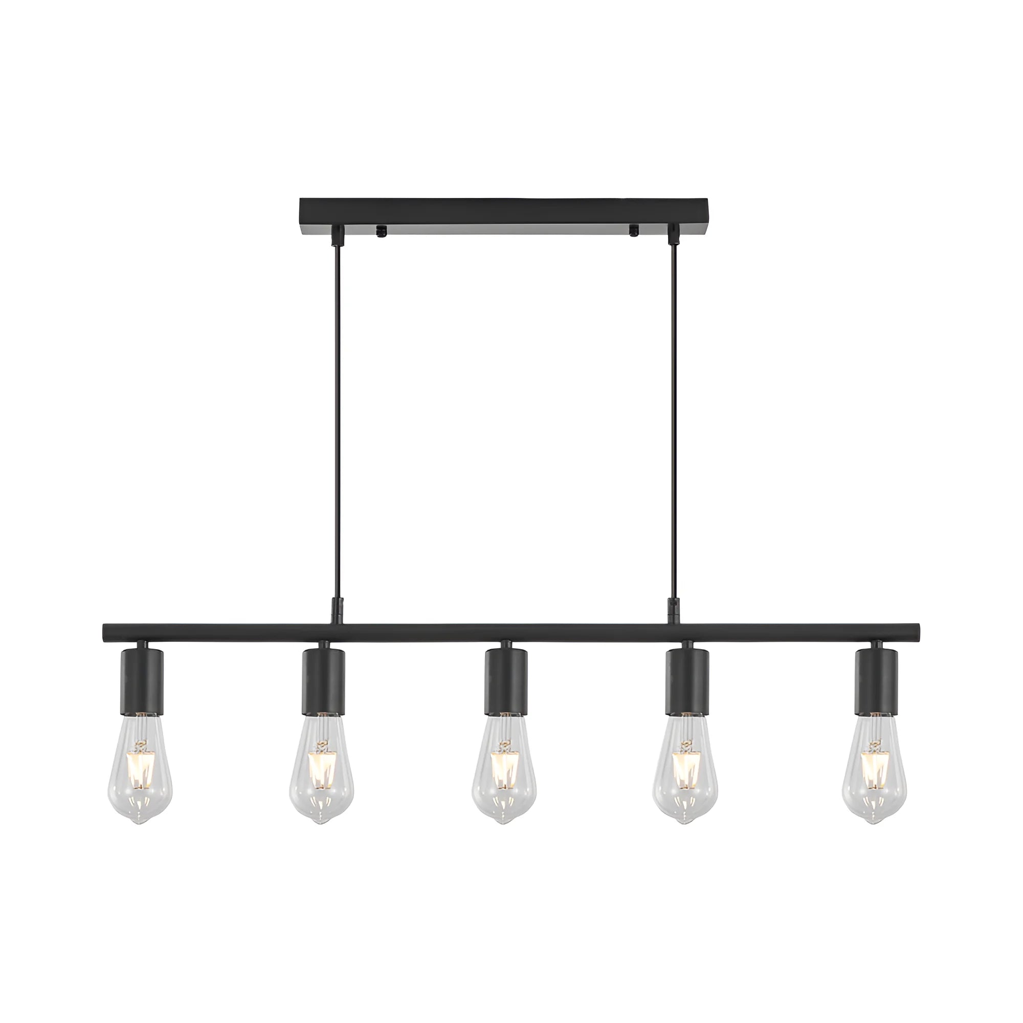 Braytron G006S Hanglamp Zwart 5H 5xE27