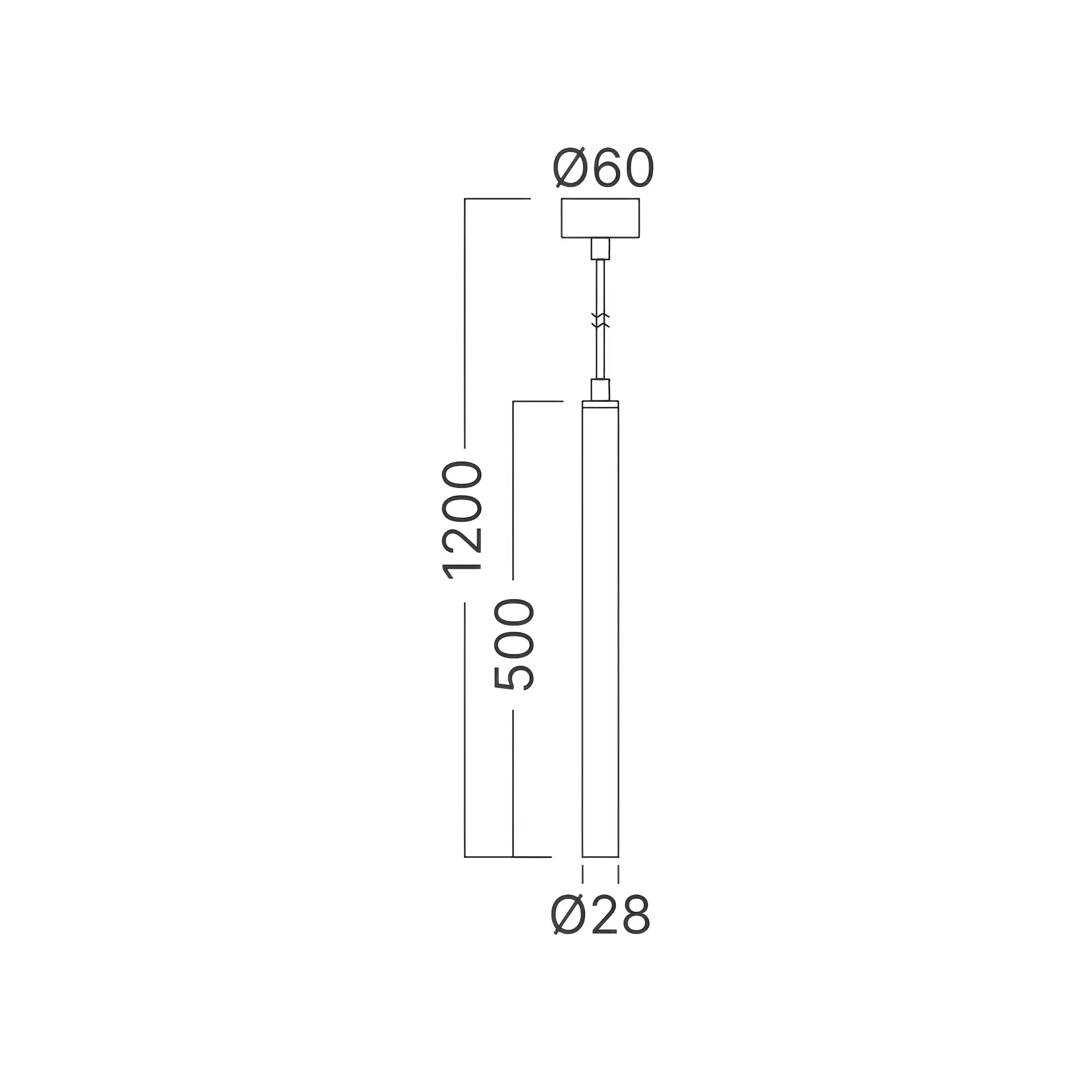 Braytron G007R Hanglamp Zwart 1H 1xG9
