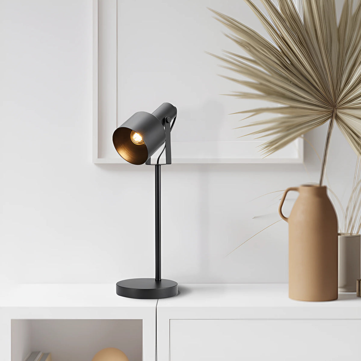 Braytron P001W Tafellamp Zwart 1H 1xE27