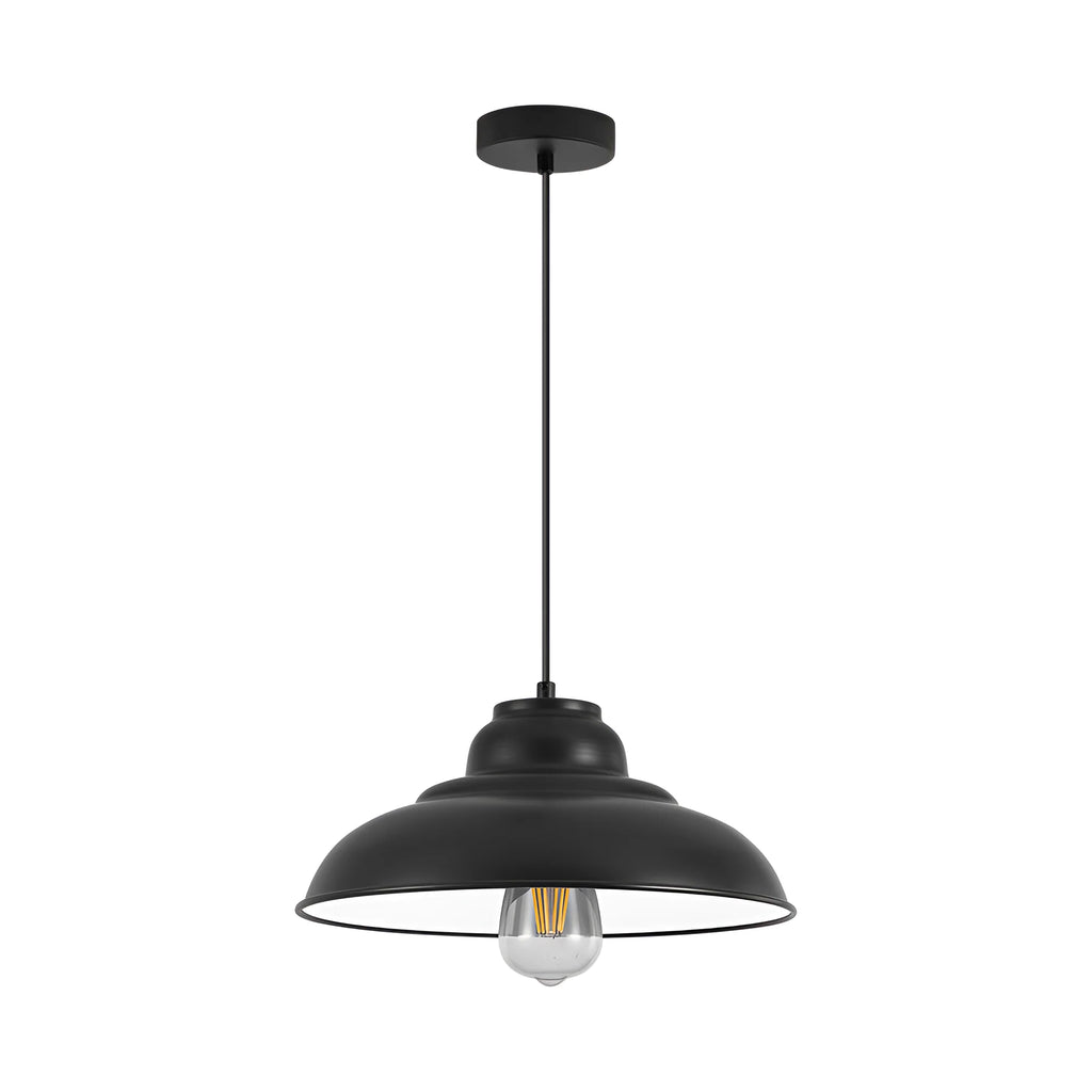 Braytron P004R Hanglamp Zwart 1H 1xE27