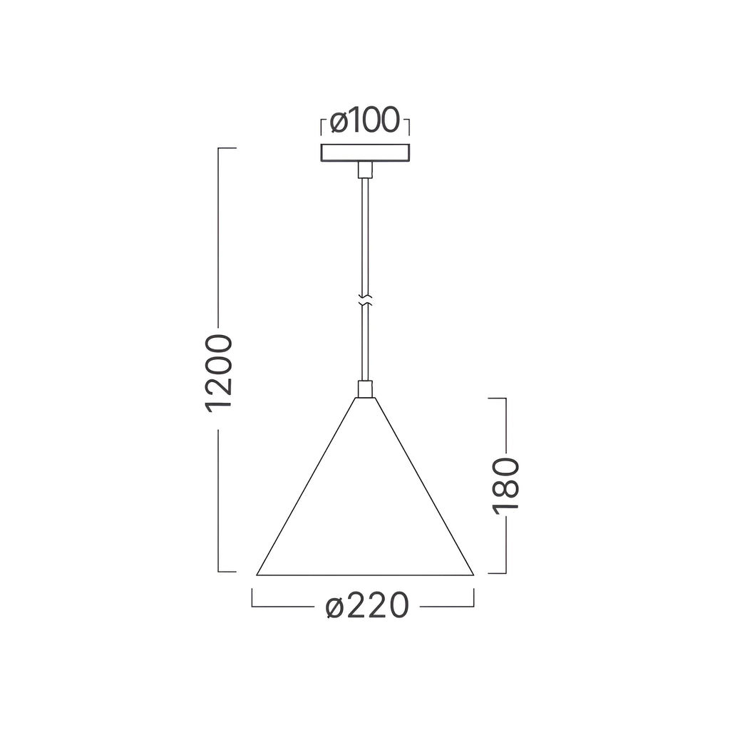 Braytron P010R Hanglamp Grijs 1H 1xE27