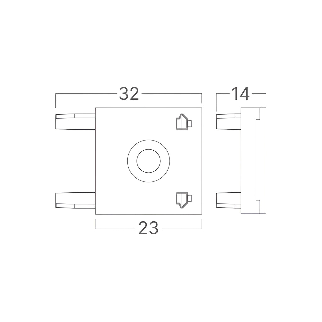 Braytron S20B Connector 48VDC Zwart SR02 MAG. L2