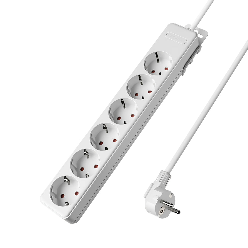 Braytron Xline Verlengsnoer met stekkerdoos 6WAY EU 3x1,5mm2 3M