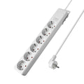 Braytron Xline Verlengsnoer met stekkerdoos 6WAY EU SWC 3x1,5mm2 5M
