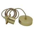 Artdelight Pendant cord uni - Pendel/Hanglamp - Mat goud