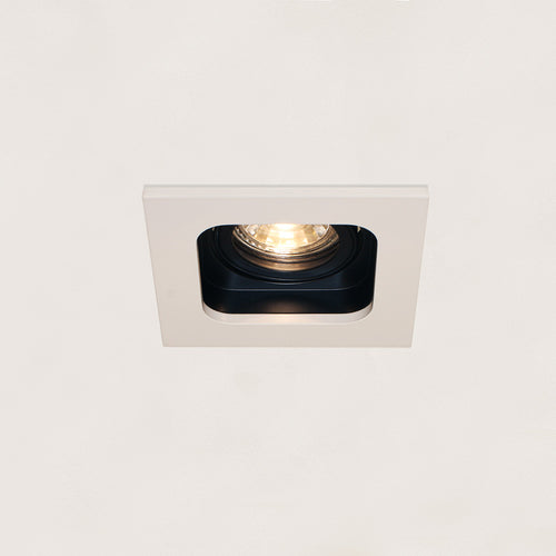 Artdelight Moggio - Inbouwspot - 1 lichts - Wit/zwart