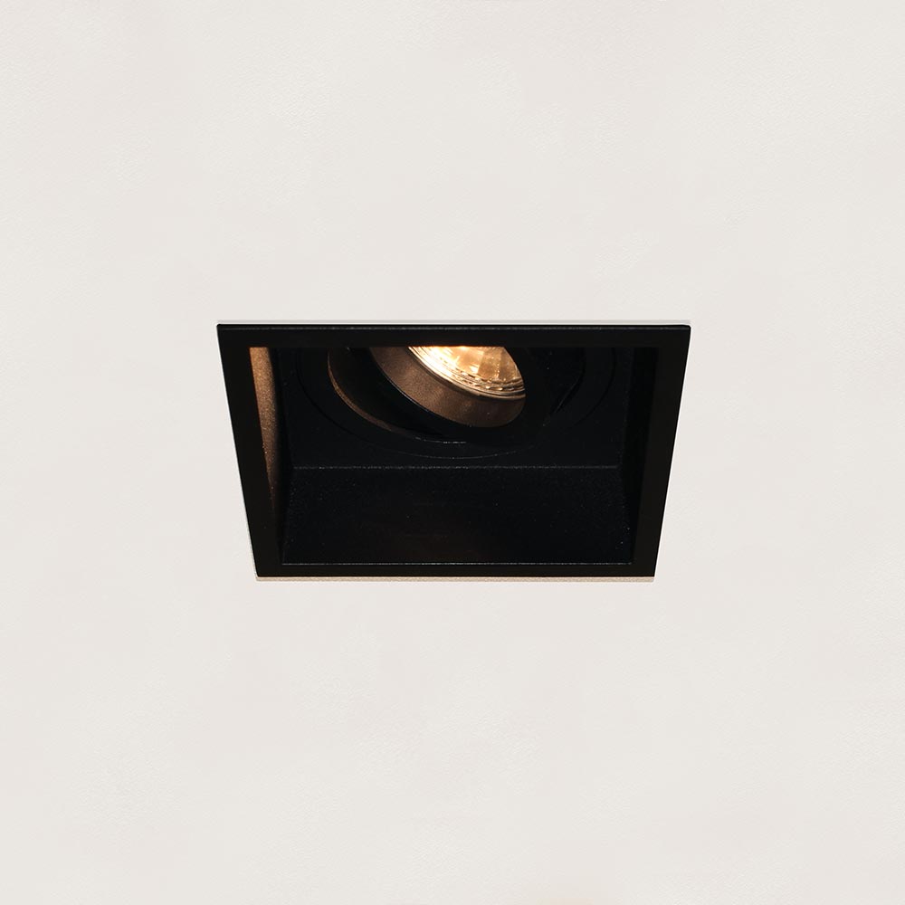 Artdelight Rex - Inbouwspot - Vierkant - Zwart