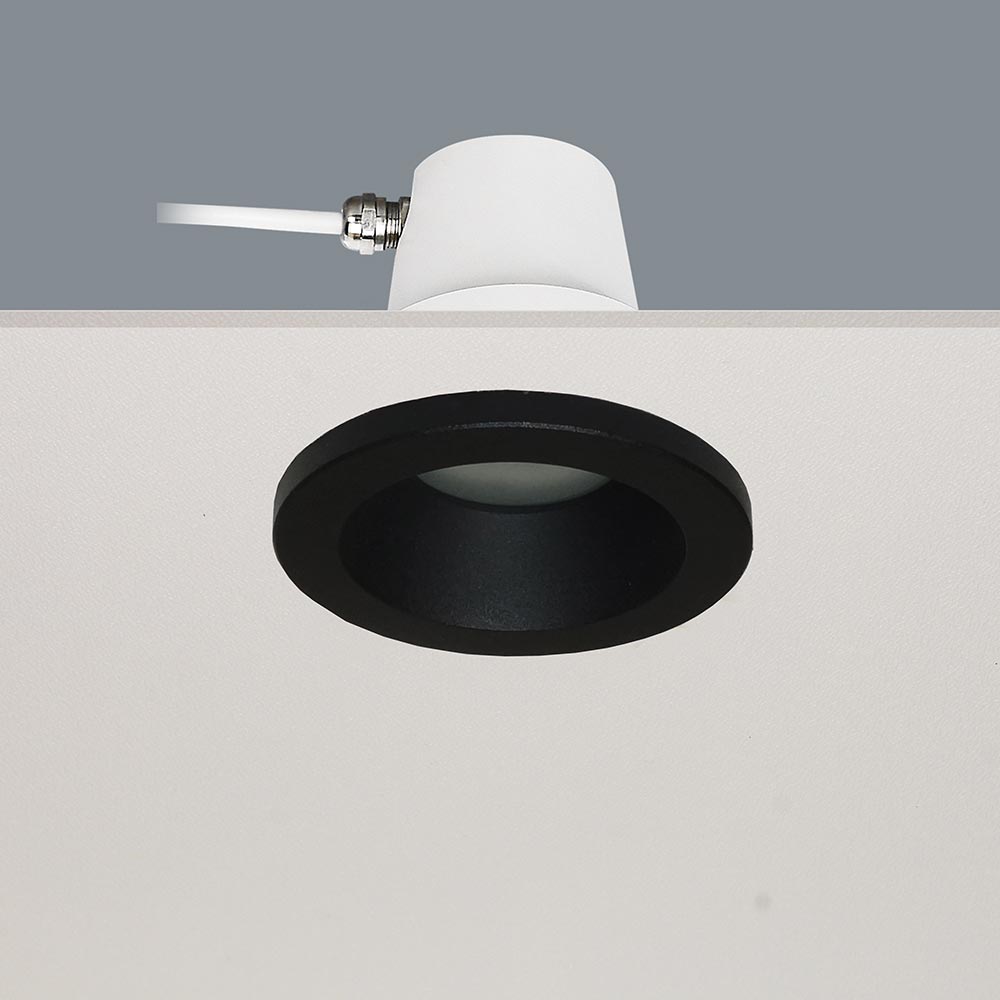 Artdelight Bados - Inbouwspot - Rond - Zwart