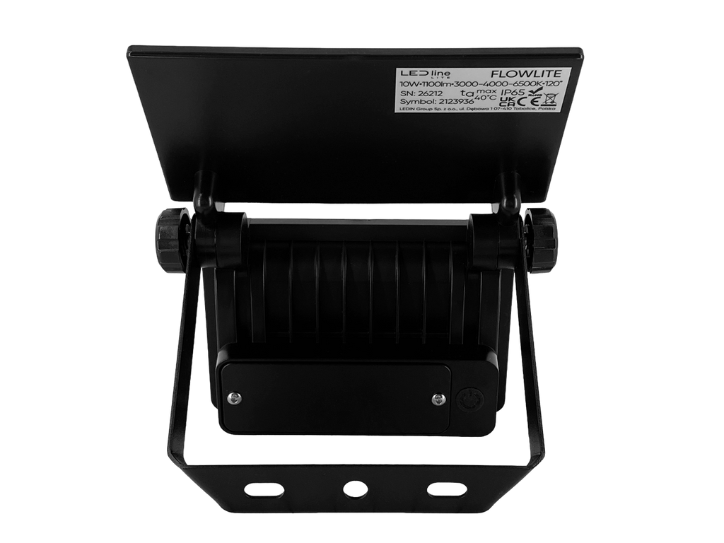 Solar schijnwerper FLOWLITE 3CCT (3/4/6,5K) 10W 1100lm PIR afstandsbediening IP65 zwart LITE