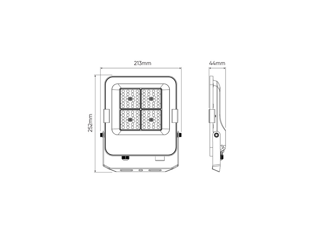 FLOODLIGHT 3CCT (3K/4K/5K) 50W 7000lm 120° IP66 PRIME