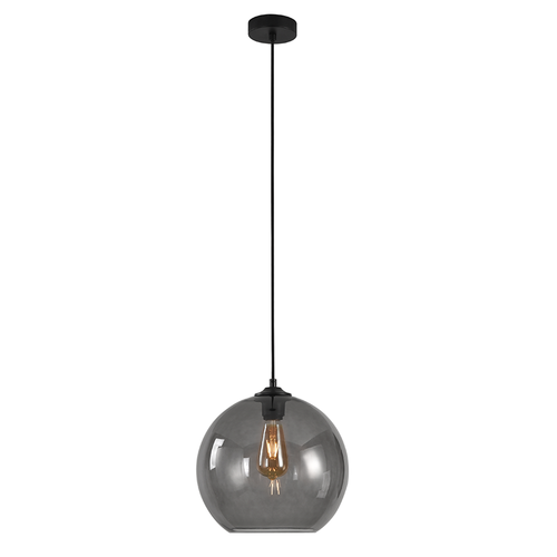 Artdelight Marino - Hanglamp - Ø30cm - Grijs glas