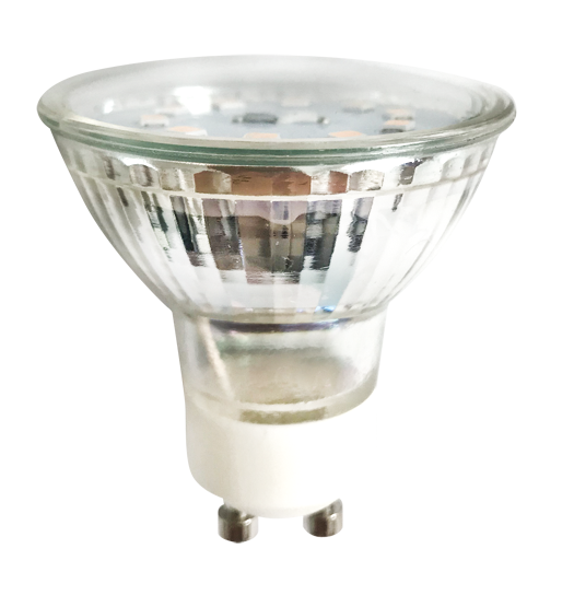 LED-lamp GU10 6500K 3W 273lm 230V 120 ° LITE glas