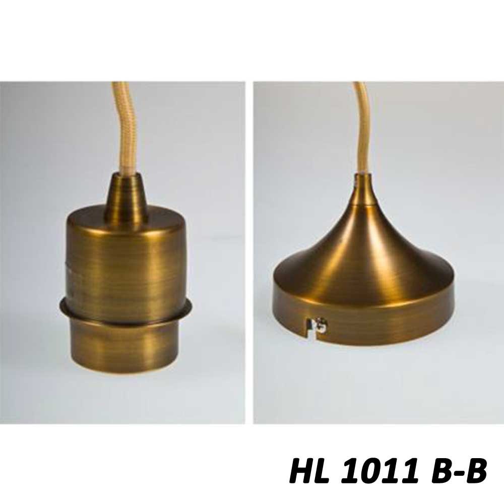 Artdelight Iron - Hanglamp - E27/L1.2m - Brons