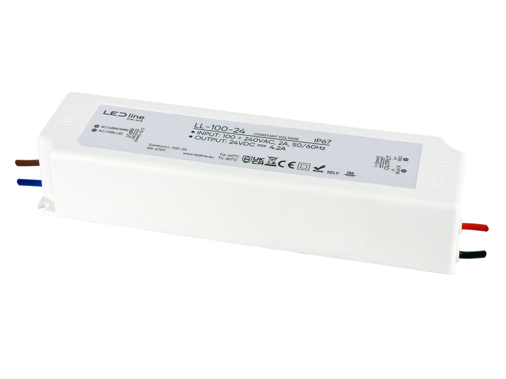 Voeding 100-24 IP67 100W 24V PRIME