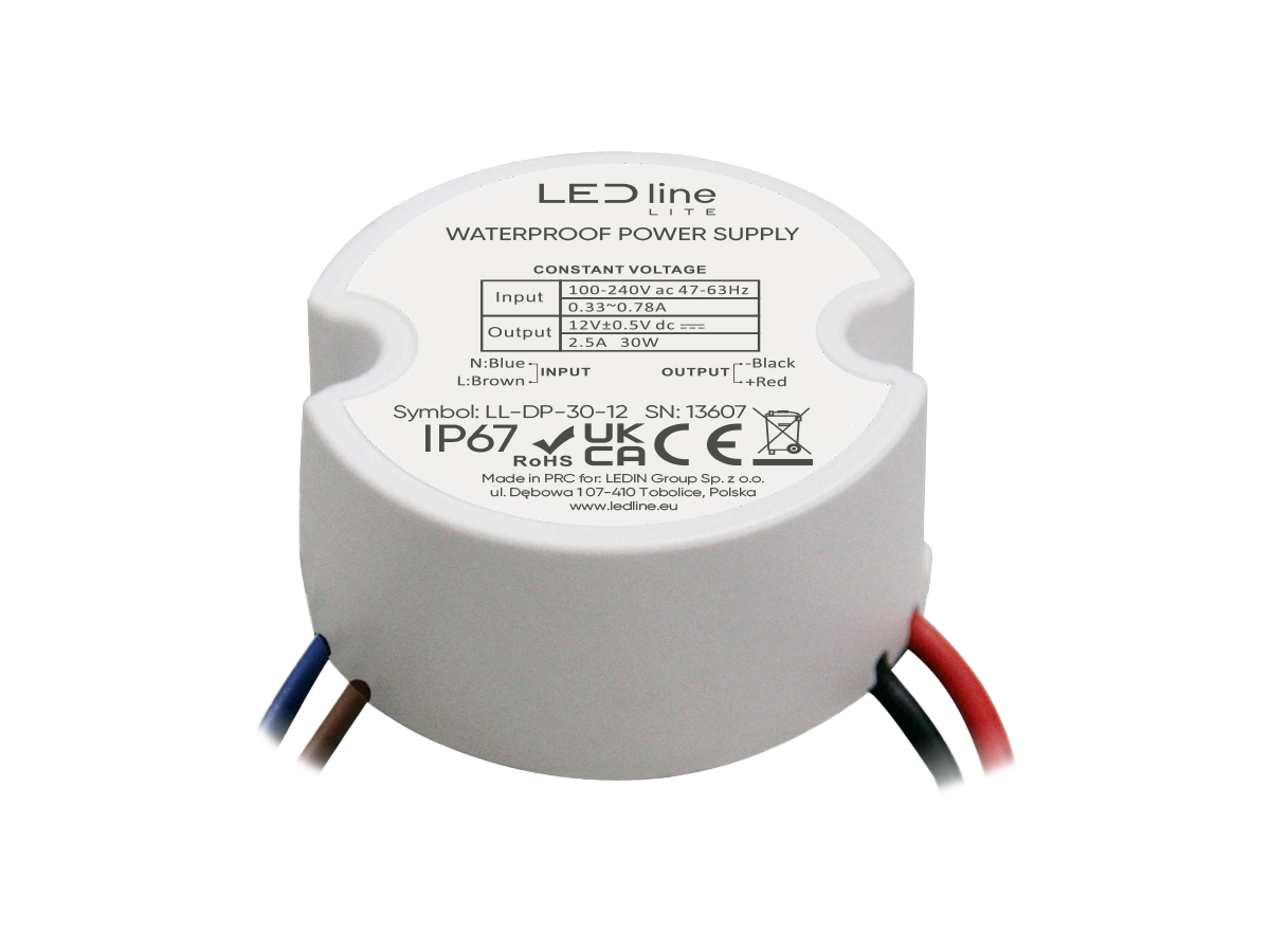 Inbouwvoeding 12V 30W IP67 LITE