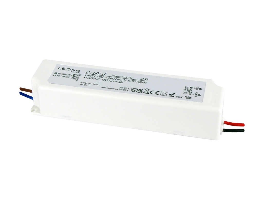 Voeding 60-12 IP67 60W 12V PRIME