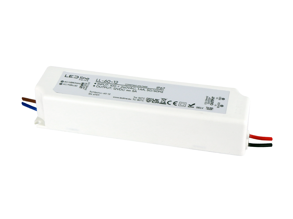 Voeding 60-12 IP67 60W 12V PRIME