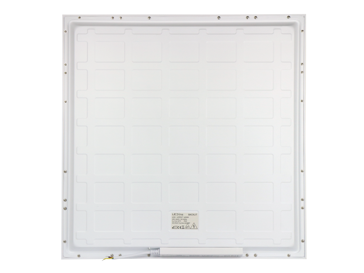 Backlit Paneel 4000K 40W 4000lm IP20 60x60cm wit LITE