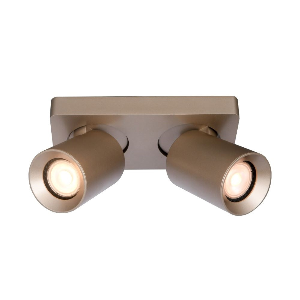Artdelight Megano - Opbouwspot - 2 lichts - Champagne