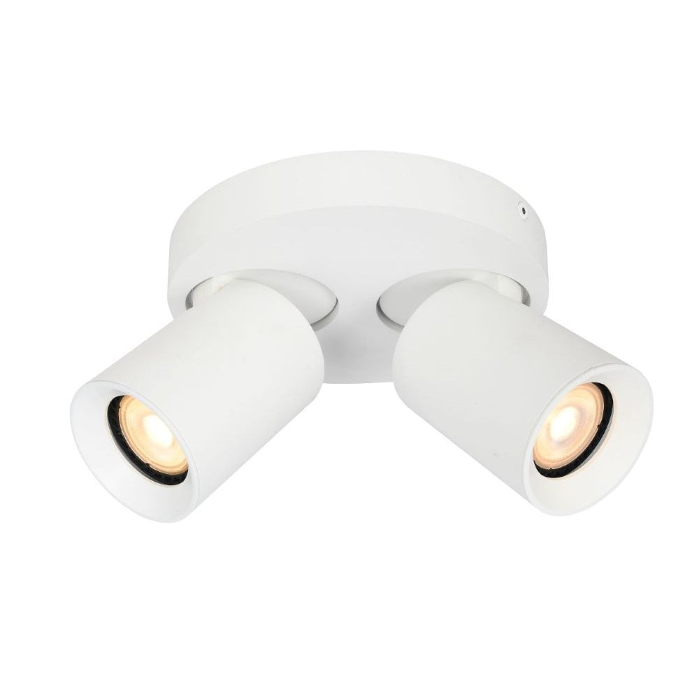 Artdelight Megano - Opbouwspot - 2 lichts - Wit