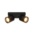 Artdelight Megano - Opbouwspot - 2 lichts - Zwart