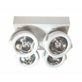 Artdelight Dutchess - Opbouwspot - LED - 4 lichts - vierkant - Wit