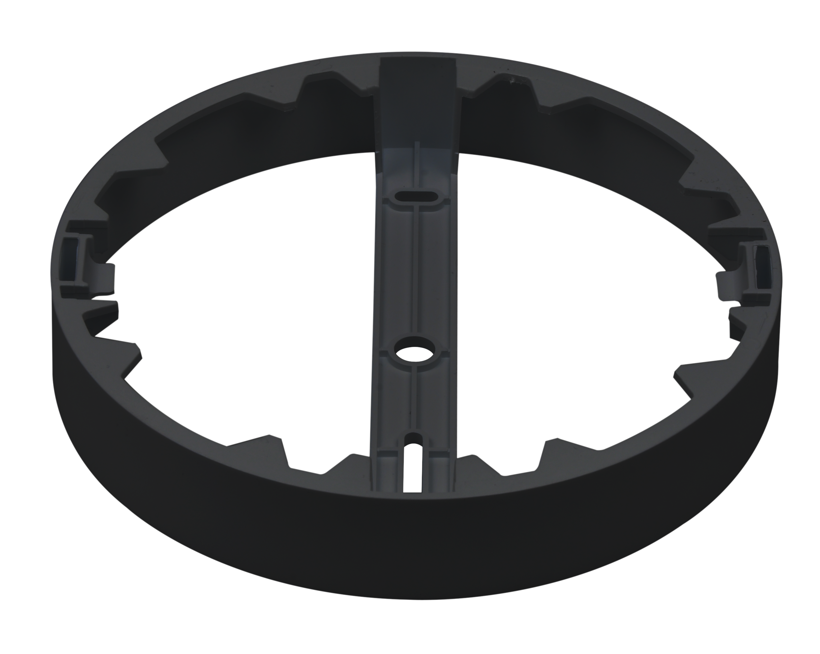 Downlight MOLLY Ronde inbouwring voor opbouwmontage 18W zwart LITE
