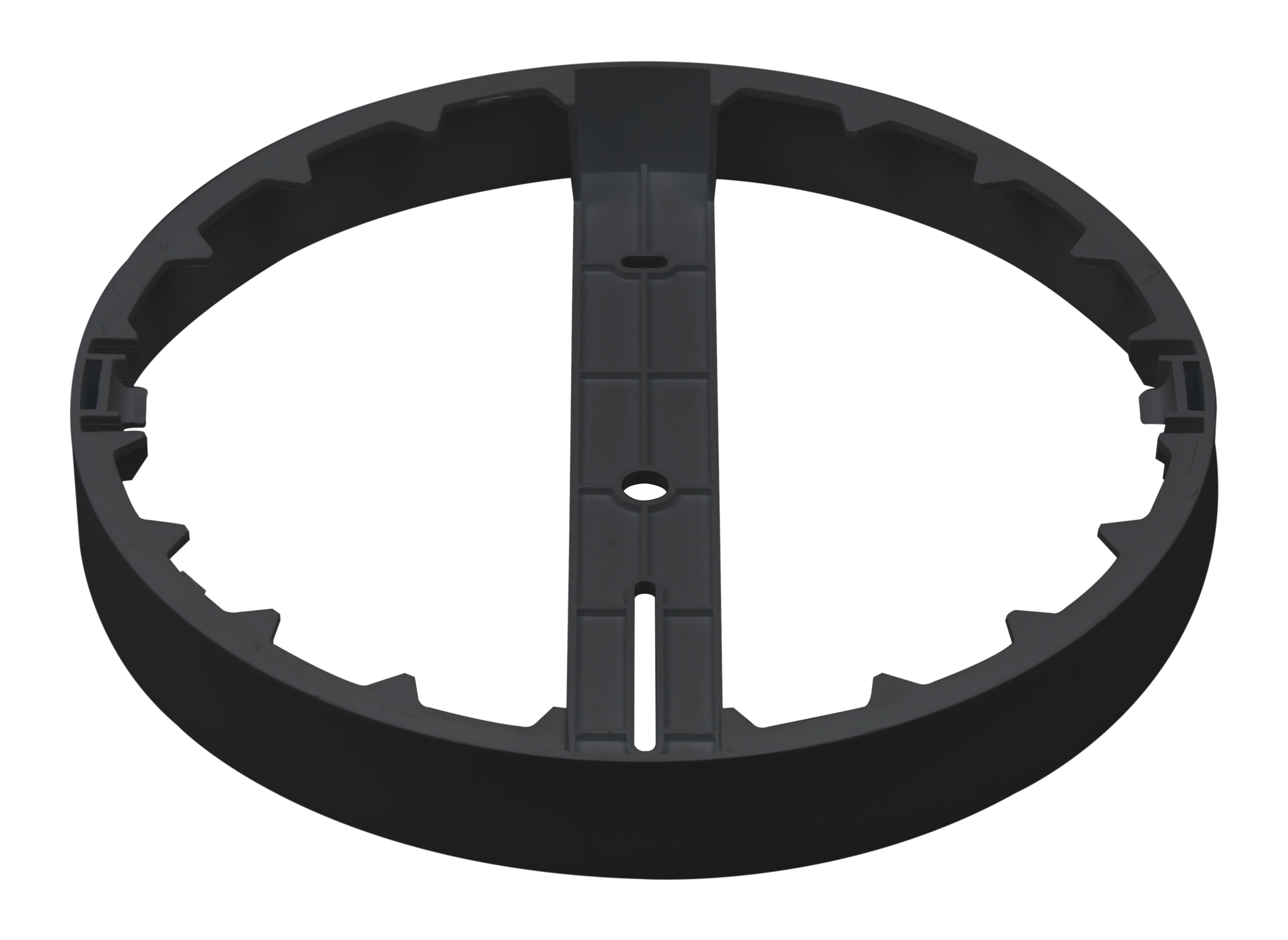 Downlight MOLLY Ronde inbouwring voor opbouwmontage 24W zwart LITE