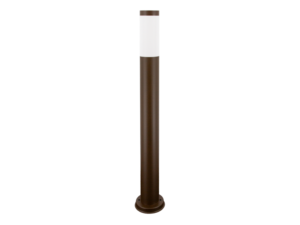 Tuinpaal CUBE rond corten E27 80cm LITE