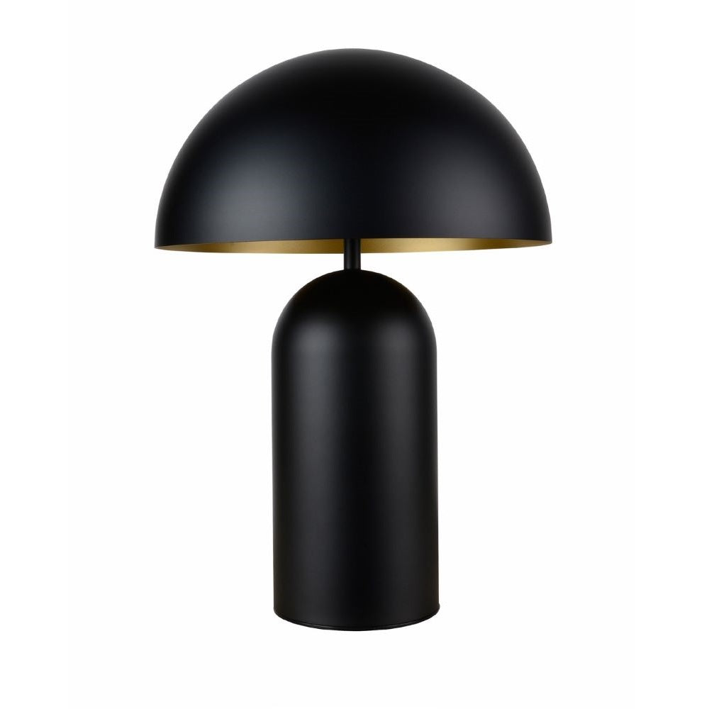 Artdelight Best - Tafellamp - Ø35cm - Zwart/goud
