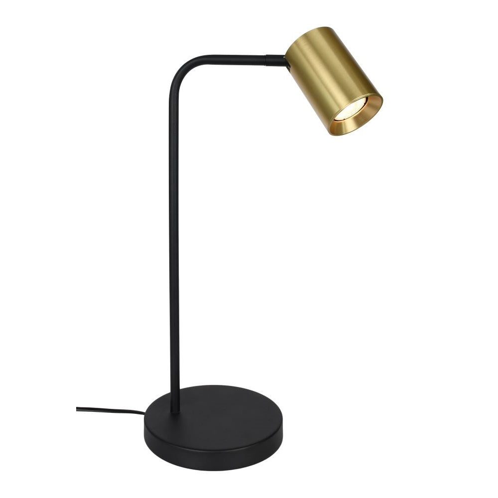 Artdelight Megano - Tafellamp - Zwart/goud