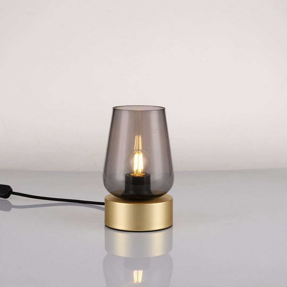 Artdelight Round - Tafellamp - Mat goud