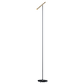 Artdelight Kansas - Vloerlamp - Zwart/champagne