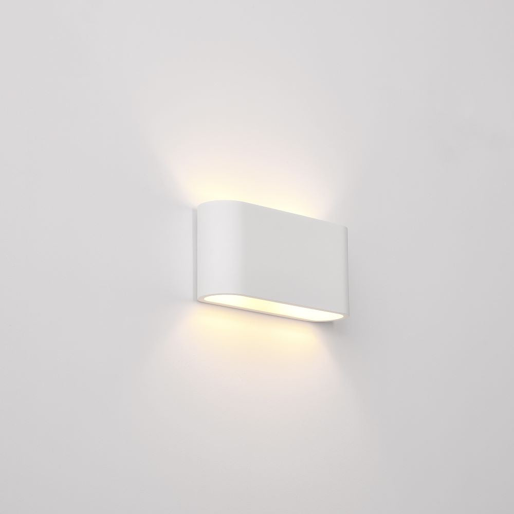 Artdelight Lille - Wandlamp - Glad - Wit