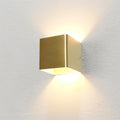 Artdelight Fulda - Wandlamp - Goud geborsteld