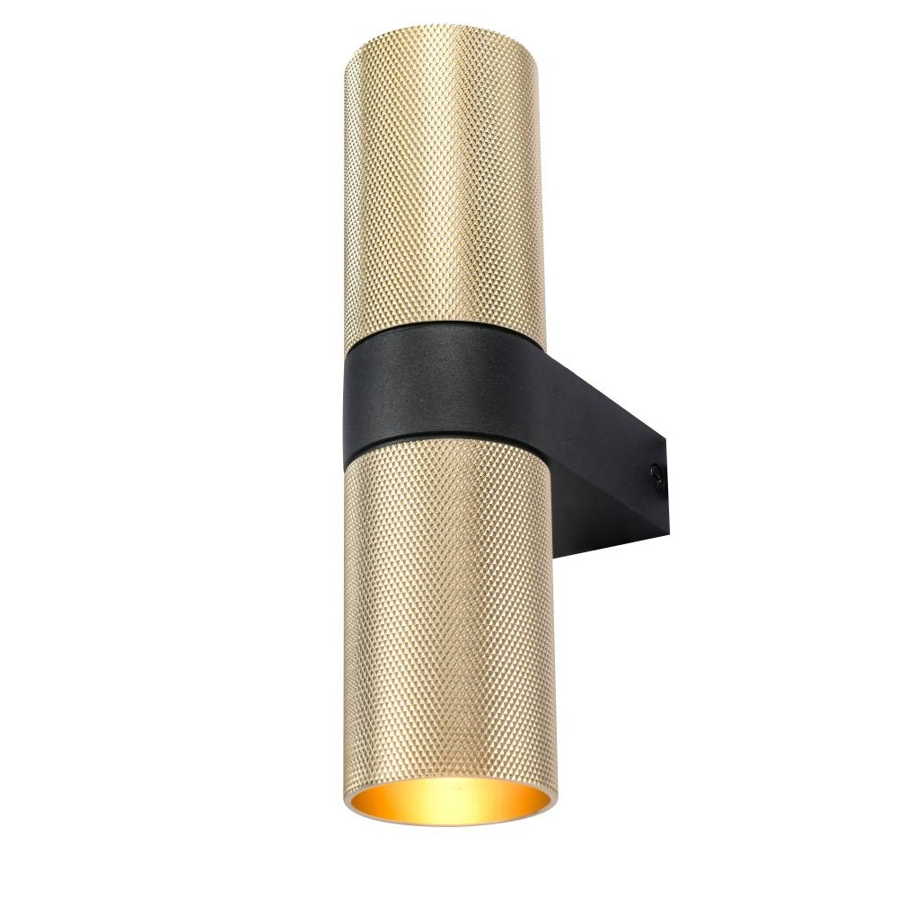 Artdelight Grana - Wandlamp - Mat goud