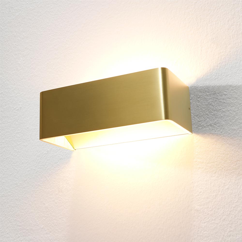 Artdelight Mainz - Wandlamp - Brons geborsteld