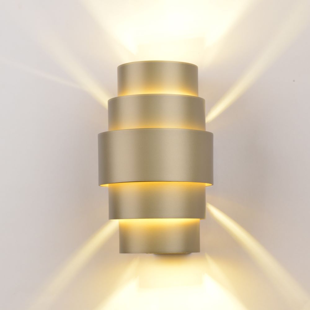 Artdelight Rolls - Wandlamp - Champagne