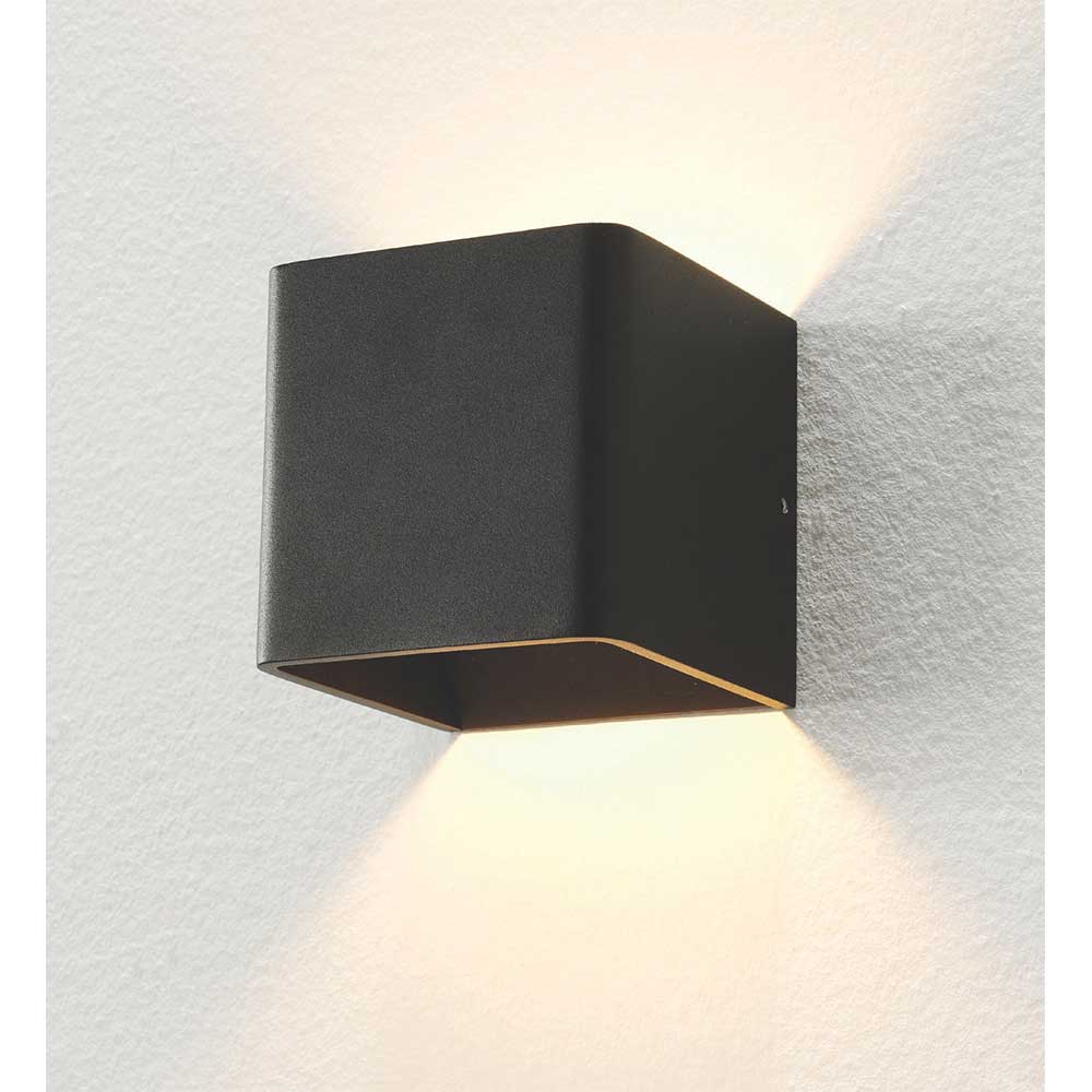 Artdelight Fulda - Wandlamp - Zwart