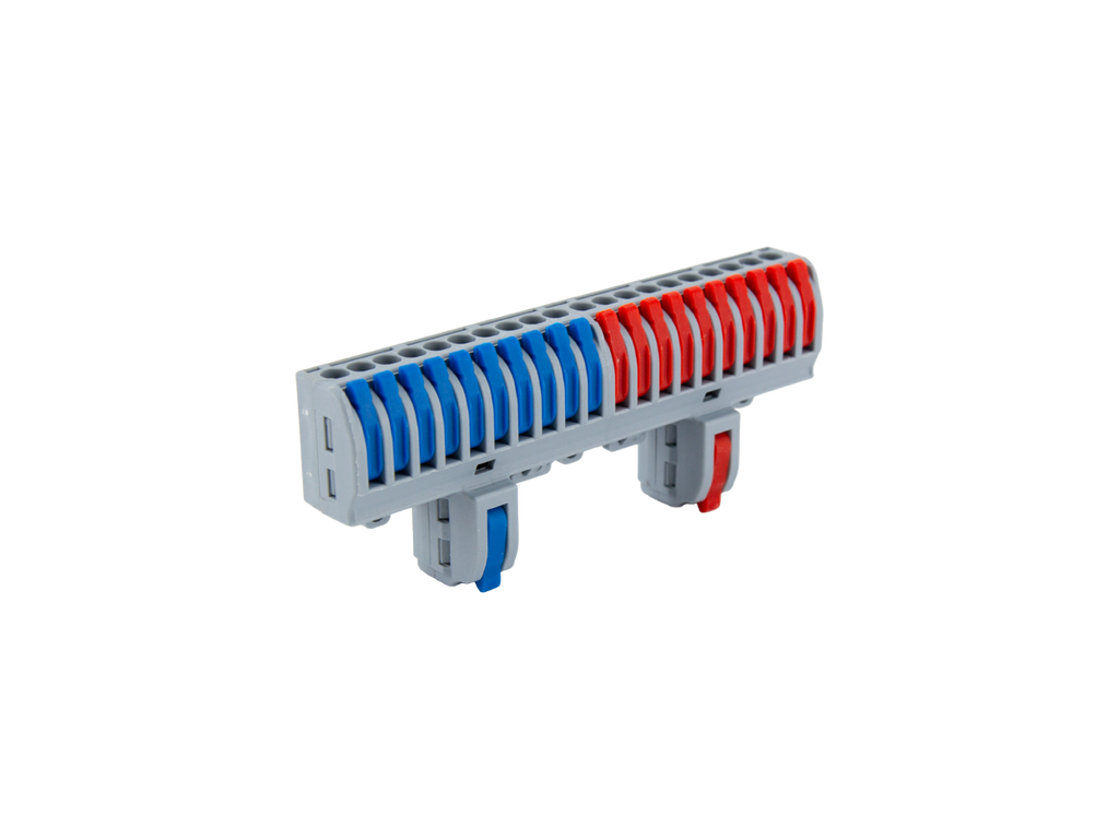 Snelkoppeling elektrische multi-track splitter 2-20 5-48V 32A 0,1-4mm LITE